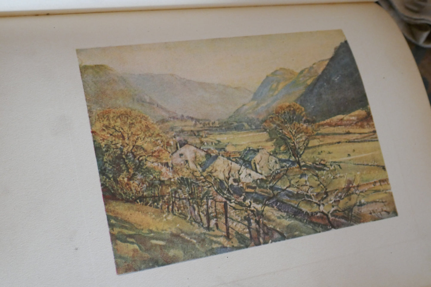 Rare Antique Limited edition 1932 signed copy - Lake Counties - Lake District Book - Vintage Nature Book - Vintage Book on England - Nature