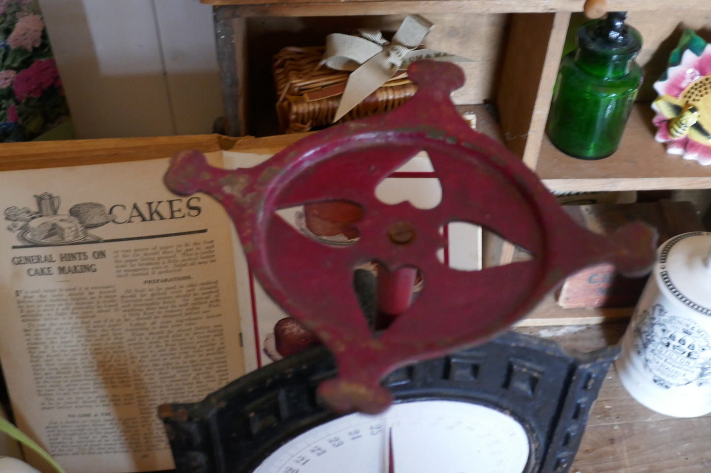 Vintage Kitchen Scale - Vintage European Scale - Kitchen Scales - Rustic Scale - Vintage Scale - kitchen scales - Farmhouse Decor - Scales