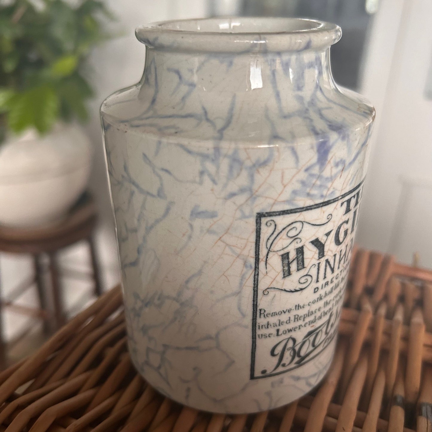 RARE Antique Boots Cash Chemist Antique Apothecary Pot - Antique Advertising Jar - Chemist Jar - boots the chemist Pot - apothecary jar