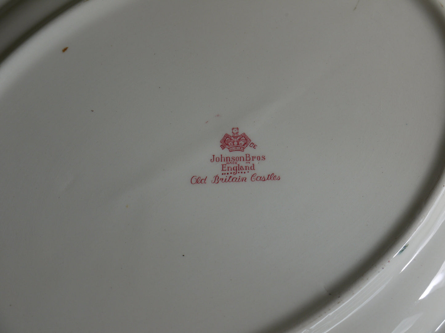 Raspberry Antique Ironstone Platter - English Ironstone Antique Plate - Antique Ironstone Plate - Serving Plate - Farmhouse Decor - Plate
