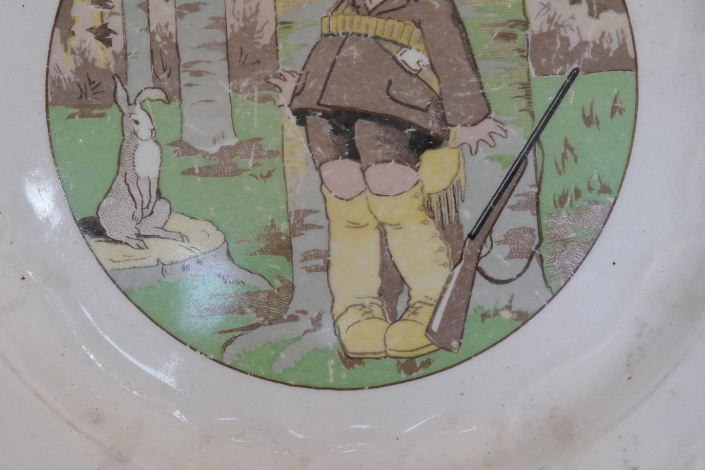 Antique Ironstone French Plate - Decorative Plate -French Ironstone Plate - Antique French Plate - Ironstone Transferware - French Decor