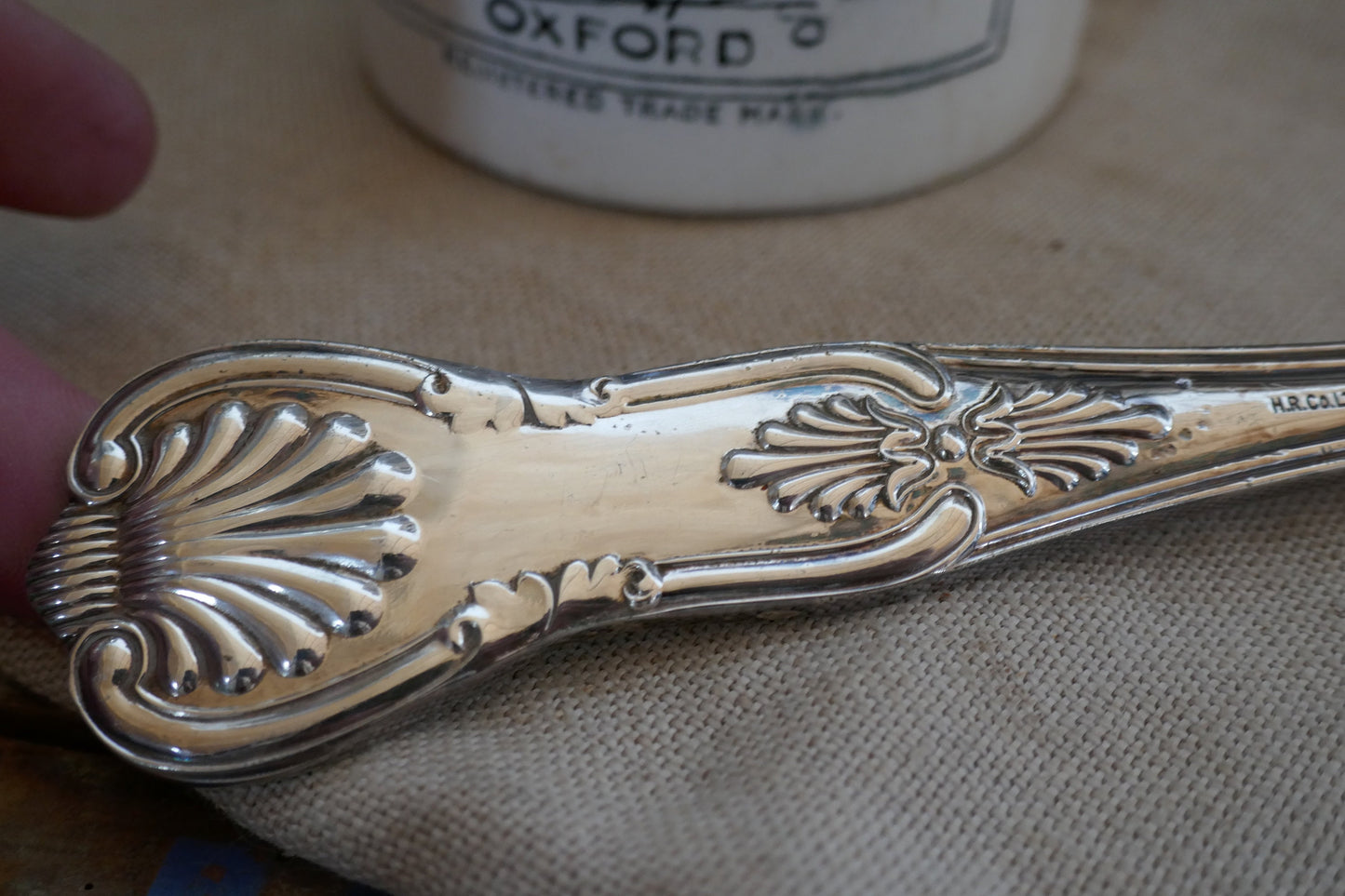 XL Antique Decorative Spoon - XL Ladle Spoon - Jam Spoon - Antique Spoon - Antique Jam Spoon - Serving Spoon - Antique Flatware - Flatware