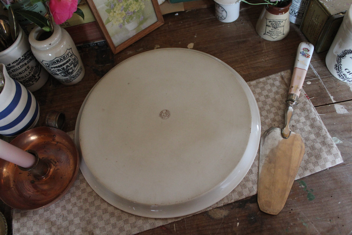 Rare Limoges Pink Vintage Cake Plate & Slice, Vintage Cake Plate, Vintage Cake Slice, Serving Plate, Cake Stand, Vintage limoge porcelain