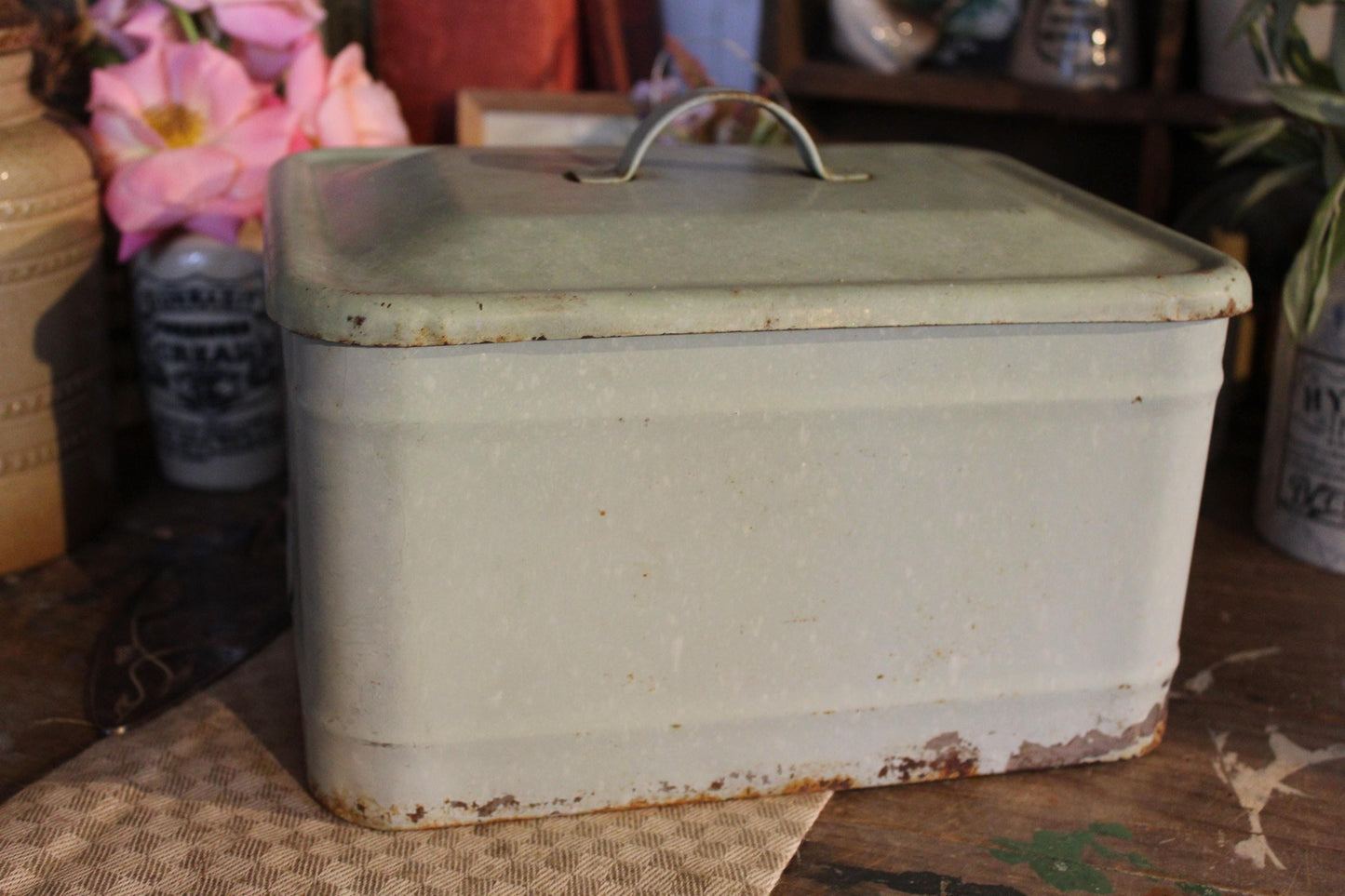 Rare Cakes Tin, Pride o Home Vintage Cake Tin, Vintage Cakes Tin, Vintage Kitchen Canister, English Cake tin, Kitchen Canisters, Kitchen Jar