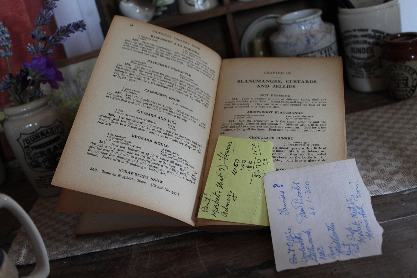 Vintage English Recipe Book, Cookery Book, Cook Book, English Cookery Book, English Recipe Book, Mrs Beeton, Antique Book, old Book, cooking