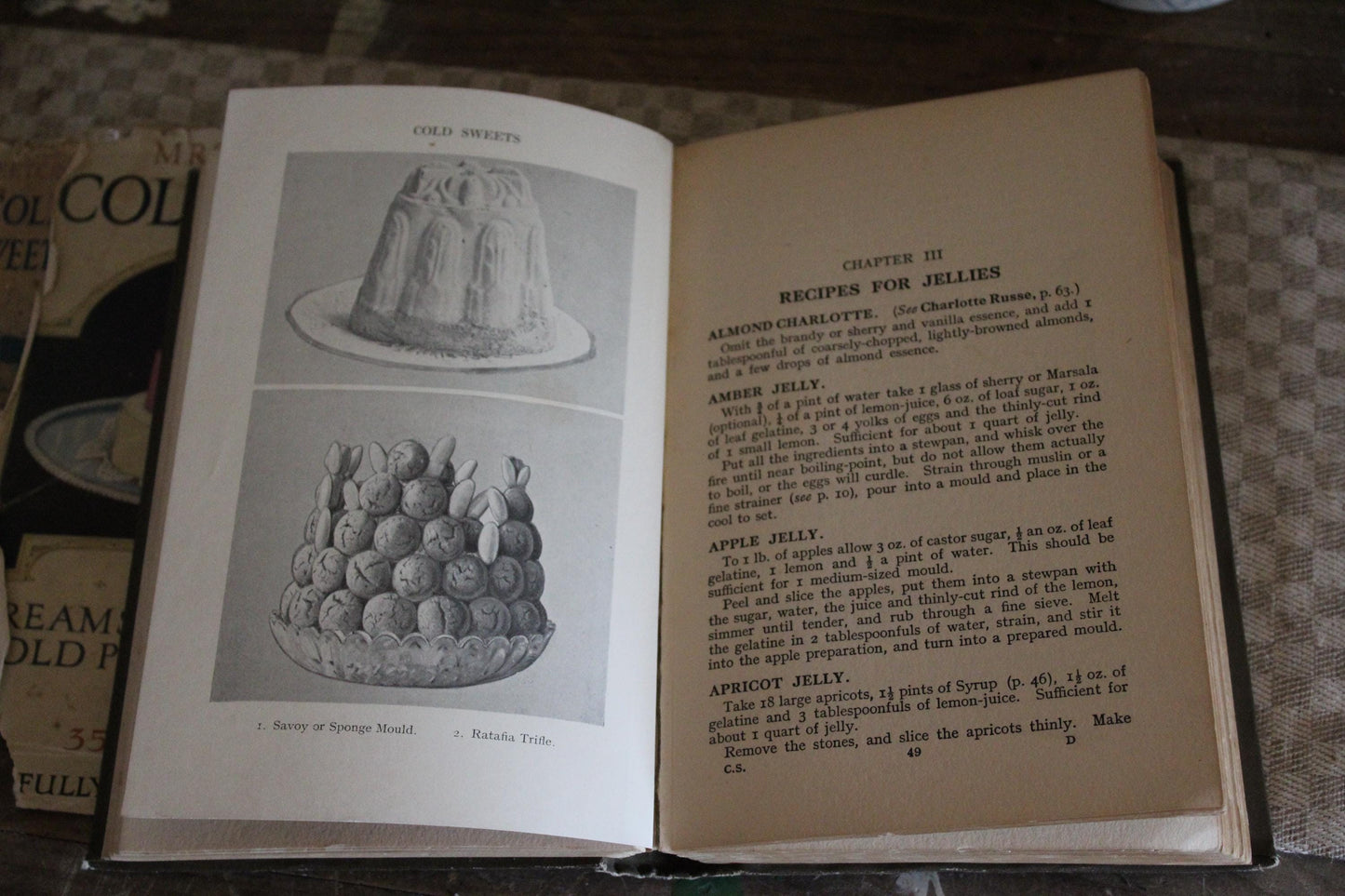 Vintage English Recipe Book, Cookery Book, Cook Book, English Cookery Book, English Recipe Book, Mrs Beeton, Antique Book, old Book, Recipes